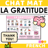 French Chat Mat - La Gratitude - Give Thanks - Thanksgivin