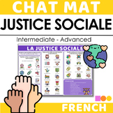 French Chat Mat - La Justice Sociale Chat Mat for Advanced