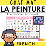 French Chat Mat - La Peinture - Paintings & Art - French S