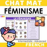 French Chat Mat - Le Féminisme - Women History Month - Jou