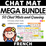 French Chat Mat Mega Bundle - 50 French Chat Mats - Growin