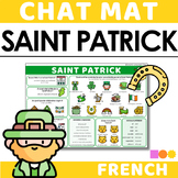 French Chat Mat - Saint Patrick's Day Speaking Activity fo