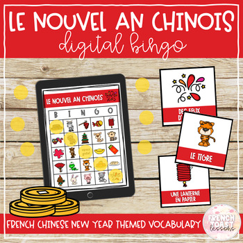 Preview of French Chinese/Lunar New Year Digital BINGO | Le Nouvel An chinois/lunaire