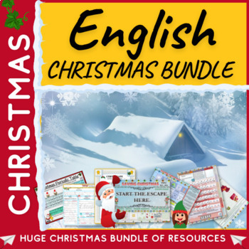 Preview of French Christmas 2024 End of Year Bundle