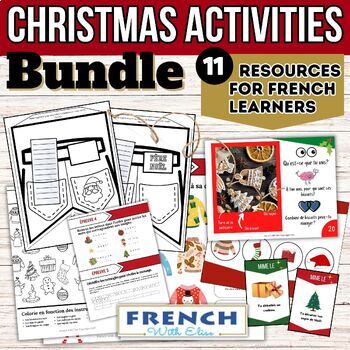 Preview of French Christmas Activities - Bundle - Activités de Noël