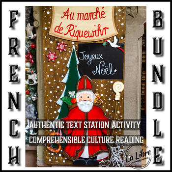 Preview of French Christmas Activities Bundle | le Noël en France et le Monde Francophone