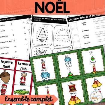 Preview of French Christmas Activities - Noël - Ensemble - Bundle