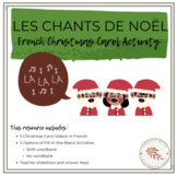 French Christmas Carols Listening Activity (Noël)