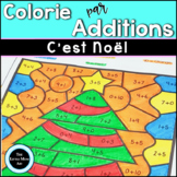 French Christmas Color by Sum – Noel Colorie par Additions