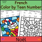 French Christmas Color by TEEN Number Pictures -  Noël Col