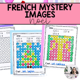 French Christmas Colour by Code Mystery Images | Colorie p