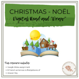 French Christmas Digital Read and "Draw" (Noël)