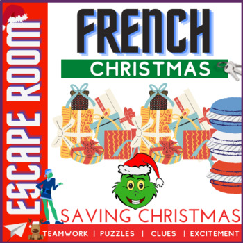 Preview of French Christmas Escape Room