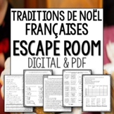 Traditions de Noël Françaises Escape Room Christmas Escape Room in French