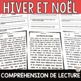 French Winter Reading Comprehension -Compréhension de lect