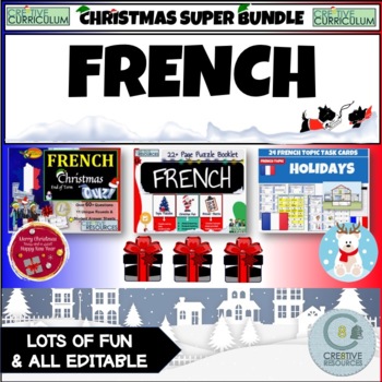 Preview of French Christmas Resources