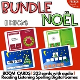 French Christmas Themed Activities BOOM CARDS Ensemble Act