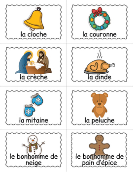 French Christmas Vocabulary game