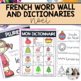 French Christmas Vocabulary | French Word Wall Cards | Voc