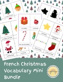 French Christmas Vocabulary Mini Bundle - 3-part Montessor