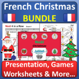 French Christmas Vocabulary Noël Unit FSL Activities in Fr