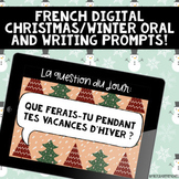 French Christmas Winter Digital Oral and Writing Prompts |