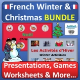 French Christmas and Winter Activities Units Noël et Hiver