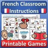 French Class Commands Instructions Orders Les consignes de