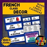 French Classroom Labels French Classroom Decor French Cale
