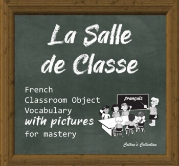 Preview of French Classroom Object Matching