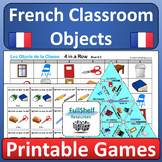 French Classroom Objects Les Objets de la Classe Fun Print