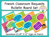 French Classroom Requests Bulletin Board Set