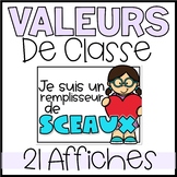 French Classroom Values Posters | Valeurs de Classe | Clas