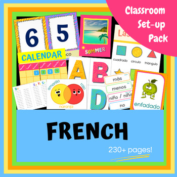 Preview of French Classroom Setup