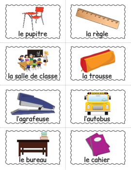 french class bingo
