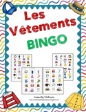 French Clothing Bingo Game