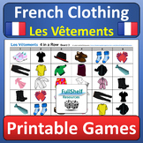 French Clothing Fun Games and Activities Les Vetements Clo