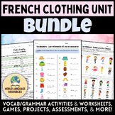 French Clothing Unit Bundle! - Les vêtements