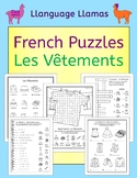 French Clothing - les vetements - Puzzles