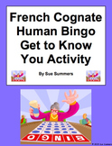 French Cognate Human Bingo Get to Know You Activity - Fren