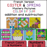 French Color By Mystery Pictures! Easter and Spring, Addit