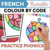 French Color by Code Non-seasonal Phonics BUNDLE | la cons