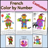 French Color by Number Coloriages Magiques - clown pirate 