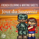 French Remembrance / Veterans Day Coloring & Writing Mini Pack