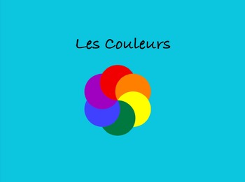 Preview of French Colors (les couleurs)