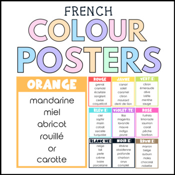 Preview of French Colour Posters: Affiches des couleurs