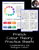 French Colour Theory Practice Sheets- Complementary and An