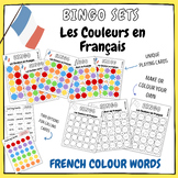 French Colour Words Bingo - Les Couleurs en Français (Pre-