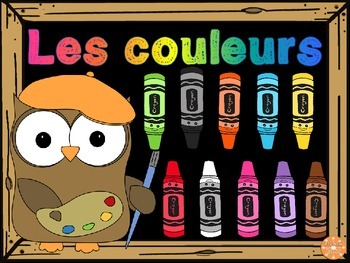 Preview of Les couleurs - Vocabulaire FREE French colours
