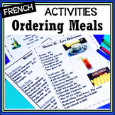 French Ordering meals/food - oral activities - Commandons 